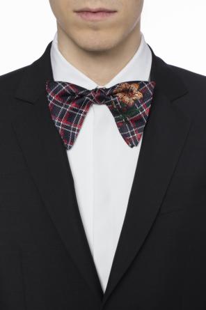 Jedwabna mucha w kratę, zdjęcie 2 Jedwabna mucha w kratę od Gucci